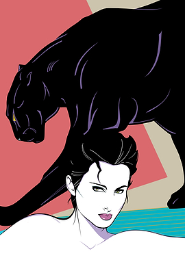 Woman and Panther | Nagel Digital version