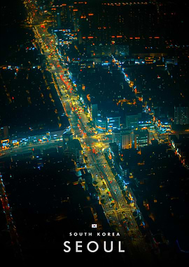 Seoul Cityscape at Night