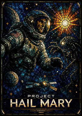 Project Hail Mary Astronaut and Alien