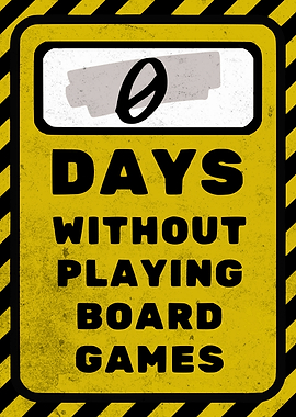 Funny Board Games Room Safety Sign