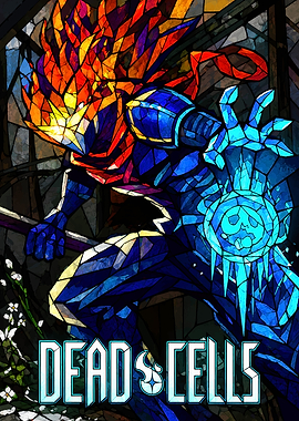 Dead Cells Stained Glass Art