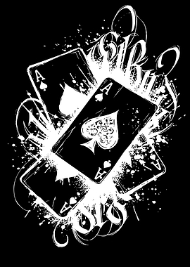 Ace of Spades Grunge Art