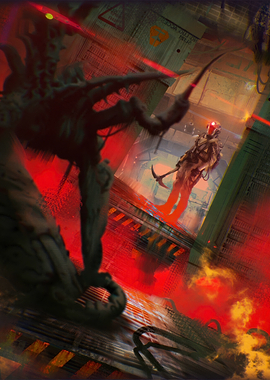 Alien Monster vs Soldier