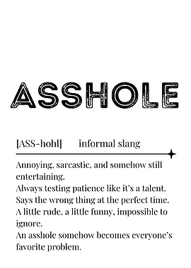 Asshole Definition