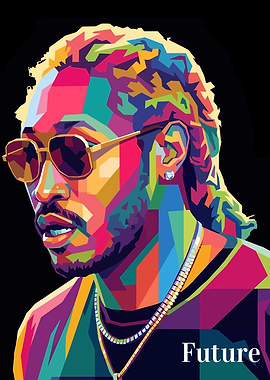 Future Pop Art Portrait