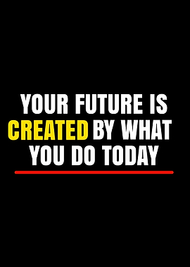 Your Future is Created by What You Do Today