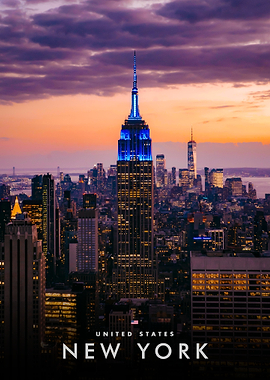 Empire State Building at Dusk
