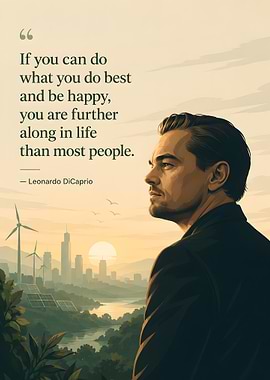 Leonardo DiCaprio Inspirational Quote