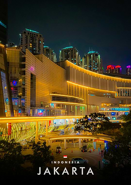 Jakarta Cityscape at Night