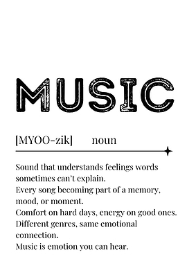 Music Definition Art