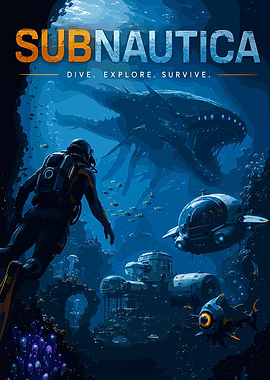 Subnautica Underwater Scene
