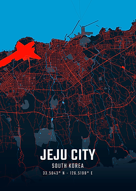 Jeju City Map