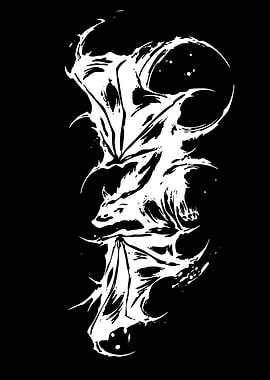 White Bat Creature Design