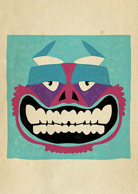 Dancing Diablitos - Monster Faces Illustrations