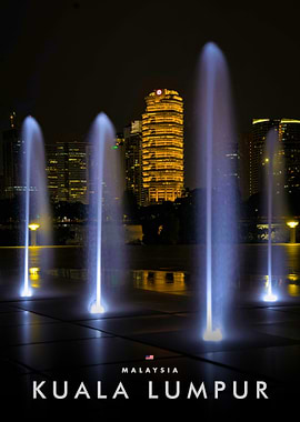 Kuala Lumpur Cityscape at Night
