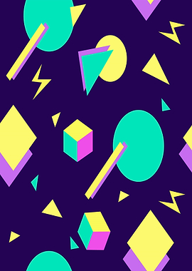 Retro Geometric Pattern