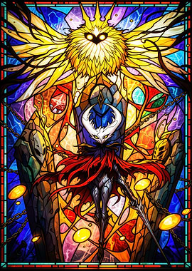 Hollow Knight Stained Glass Art