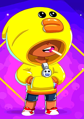 Cute Duck Hoodie Brawl stars