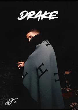 Drake with Hermes Blanket