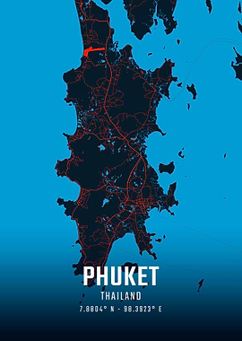 Phuket City Map