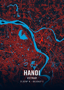 Hanoi City Map