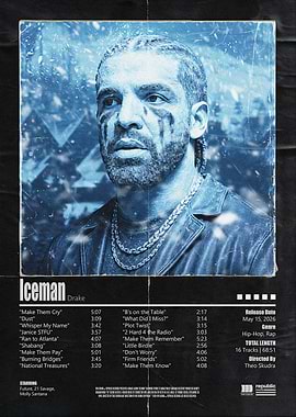 Drake Iceman Album Cover