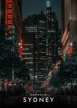 Sydney Cityscape at Night