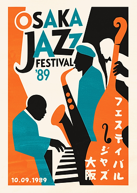 Osaka Jazz Festival '89 Poster