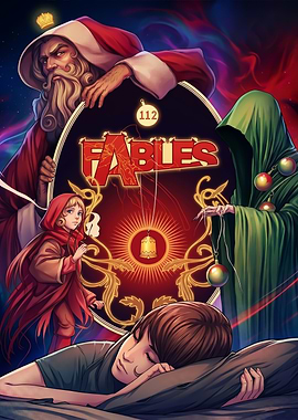 Comic cover illustration art