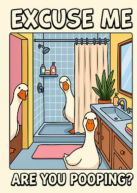 Geese Ask 'Are You Pooping?'