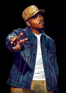 Chance the Rapper Pop Art