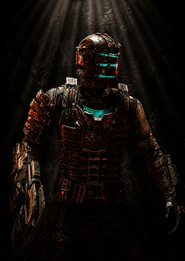 Isaac Clarke in Dead Space Armor