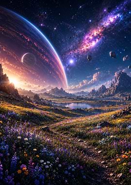 Space Fantasy Landscape