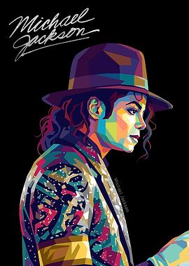 Michael Jackson Pop Art Portrait