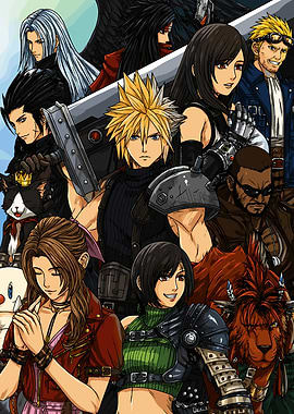Final Fantasy VII Characters Montage