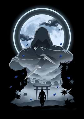Assassin in a Japanese Landscape