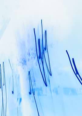 Abstract Blue Light Streaks