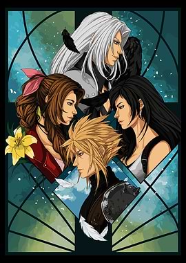 Final Fantasy VII Characters Art