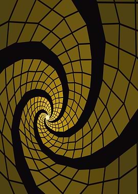 Abstract Golden Spiral Vortex