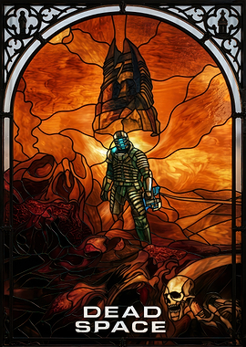 Dead Space Stained Glass Art
