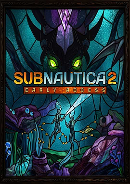 Subnautica 2 Early Access Stained Glass Art