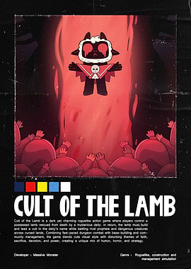 Cult of the Lamb Game Poster
