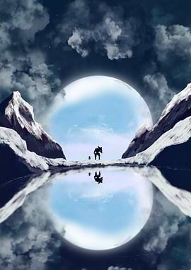 Miroir azur
