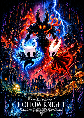 Hollow Knight Game Poster