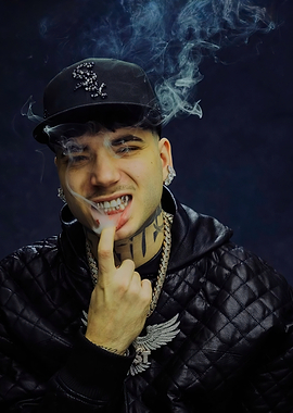 Man with Grillz and Smoke