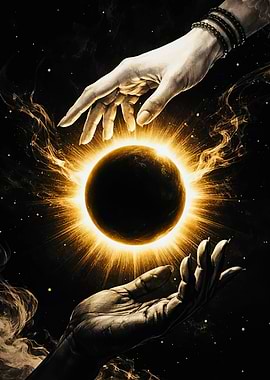 Cosmic Hands Reaching for the Sun
