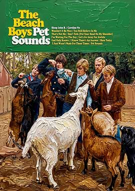 Pet Sounds Album Cover Painting Art