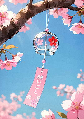 Cherry Blossom Wind Chime