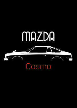 Mazda Cosmo Car Silhouette