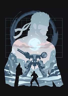 Metal Gear Solid Winter Scene